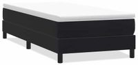 vidaXL Boxspring zonder matras fluweel zwart 90x220 cm