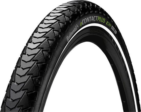 Continental btb eContact Plus 28 x 2.00 zwart refl