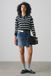 Levi's polo Supersoft à manches longues - Femme - L - Rayure Bleu / Jade Blazer Marine