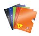 Clairefontaine 304254Cpack Pak met 5 Schriften met Spiraalbinding Mimesys A4+ 22,5x29,5cm - 240 Pagina's Geruit 4x4 mm - met 4 Gaten - Wit Papier 90 g - Polypro Omslag - Willekeurige Felle Kleuren