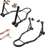 VEVOR Motorstandaard Reparatiestandaard 390kg Motorstandaard Set Voorzijde 2 Stuks