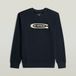 G-Star Old Skool Crew Sweat L/s Homme Pantalon de jogging Coton/Polyester Salute Taille M