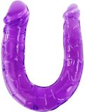 BAILE Dildo Flexible Double Violet