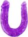 BAILE Dildo Flexible Double Violet