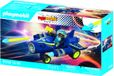 PLAYMOBIL Fun Stars 71717 Gazonder, speelgoed vanaf 4 jaar, cadeau voor kinderen, speelgoedauto, met terugtrekmotor en schietfunctie