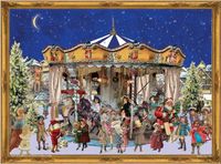 Sellmer Adventskalender Kerstmis Carrousel 2027 Multicolor Papier