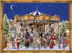 Sellmer Adventskalender Kerstmis Carrousel 2027 Multicolor Papier