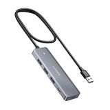 UGREEN USB Hub 3.0 met USB C & 3 USB A Adapters 5Gbps USB OTG Adapter 60cm lange kabel voor iMac, Mac Mini, XPS 15, Desktop PC, Surface, XPS, Thinkpad en meer