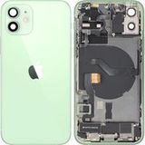 Apple iPhone 12 Batterijklep, Met Middenbehuizing, Complete Onderdelen, Groen, Premium Swap