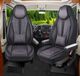 Bremer Sitzbezüge GmbH Premium Camper stoelhoezen voor Challenger C397GA Start Edition WDS1 in Zwart/Grijs (2 losse stoelen)