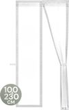 O'DADDY® Deurgordijn Deluxe FIBER - Wit - 100x230 cm