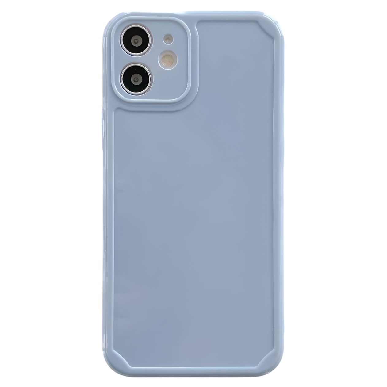 NONE Apple iPhone 12 Mini Siliconen Blauw Hoesje
