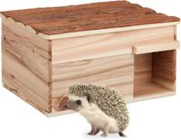 Relaxdays Egelhuis - met bodem - hout
