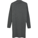 COMMA Robe en maille avec col montant et détails côtelés femme