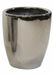 Mega Collections Bloempot Emperor High - rond - zilver - D33 x H38 cm - glans