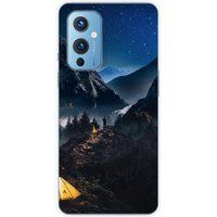 OnePlus Bedrukt siliconen hoesje compatibel met OnePlus 9 Seul en montagne