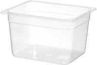 Hendi GN 1/2 container – geur- en smaakvrij – 12,5L – transparant – temperatuurbestendig