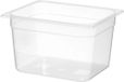 Hendi GN 1/2 container – geur- en smaakvrij – 12,5L – transparant – temperatuurbestendig