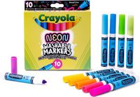 Crayola - Viltstiften - 10 Neon Viltstiften - Glinsterende Kleuren - Voor Kinderen