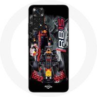 Maniacase Hoesje voor Xiaomi Redmi Note 11 4G Formule 1 Max Verstappen F1 Coureur Red Bull 15 Maniacase