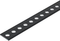 BETTERMANN OBO Bettermann Montageband geperforeerd, kunststof ommanteld 13,5x2mm Staal bandverzinkt / kunststof gecoat zwart