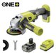 Ryobi R18AG-1C40GP | 18V | Li-ion | Haakse slijper | set | 1x 4,0Ah accu | in tas | 115mm
