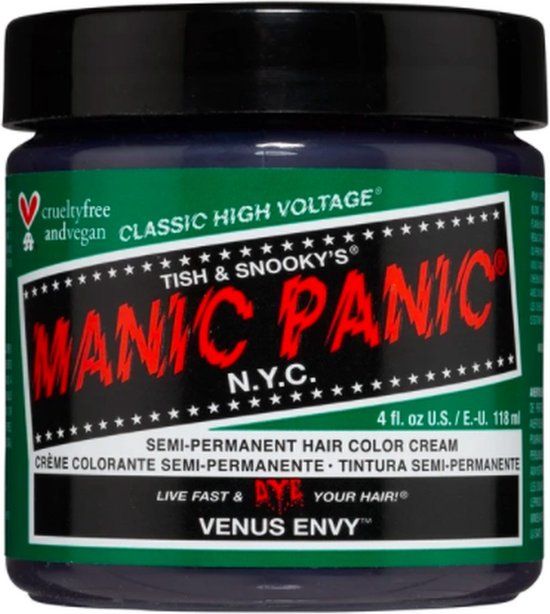 Manic Panic Classic Venus Envy - Semi permanente haarverf - Groen - 118ml