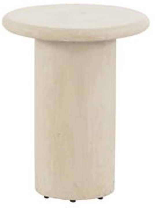 4 Seasons Outdoor Hampton bijzettafel zand rond mortex dia. 45 cm