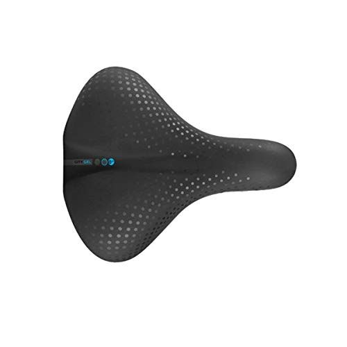 Selle San Marco Bioactive City Gel zadel - black suede - L - Unisex