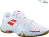 Babolat Shadow Spirit dames badmintonschoen - wit / blauw - maat 40,5
