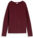 Tom Tailor - Pull en maille en coton biologique - Taille XL - Preppy Plum