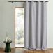 HomeMaison 100% thermisch akoestisch verduisteringsgordijn, gevlekt MIDNIGHT, lichtgrijs, polyester, 135 x 260 cm