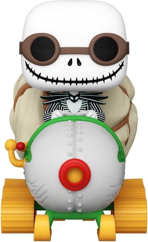 Funko POP! Rides: The Nightmare Before Christmas - Jack Skellington with Snowmobile - Collectible Figure