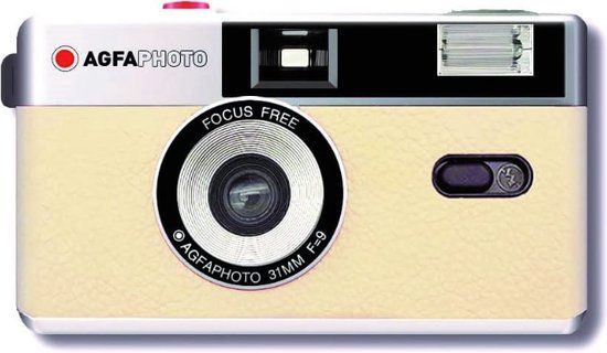 AgfaPhoto Reusable 35mm Film Camera - Beige