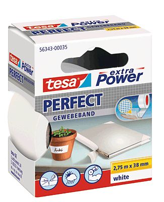 tesa 56343-00035-03 - Kantoortape - wit - 38 mm
