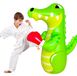 Solidchoice - Sac de frappe gonflable Dino de 120 cm pour enfants - Pour soulager le stress