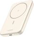 Ugreen Draadloze Magnetische Powerbank Mini 5000mAh Snellader Compatibel met MagSafe USB-C 15W Wit