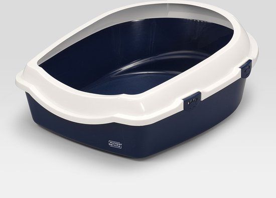 Ebi Space 70 Kattenbak - Navy - Open - 56 x 70 x 27 cm