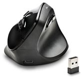 Merkloos Logitech Verticale muis - Draadloos - 2,4 GHz - Stille knoppen - Zwart
