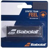 Babolat Syntec Team Feel Basiswikkel Zwart/Wit - Dun & Licht