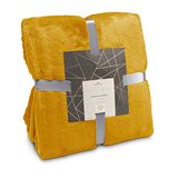 Römer Wellness Super zachte knuffeldeken mosterdgeel - 150 x 200 cm