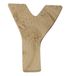 Rayher Hobby Rayher Decoratieletter Hout 50 mm x 10 mm Y