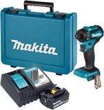 Makita DDF 083 RG1E accuboormachine 18 V 40 Nm 1/4'' borstelloos + 1x accu 6,0 Ah + oplader + koffer