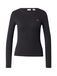 LEVI'S ® Hayes Ls Tee Anthracite Night slim fit shirt met lange mouwen van katoenmix met gestikt logo