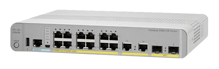 Cisco Catalyst 3560-CX WS-C3560CX-12PC-S Netwerk-switch Wit