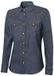 Velilla Vrouwen stretch blouse lange mouw denim M