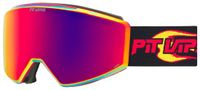 Pit Viper The Combustion BN5000 Skibril Rood Red Revo/CAT3+Yellow Snow/CAT1 Man, Vrouw