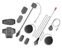 INTERPHONE - UCOMRSECONDHELM32 - Complete vervangende of tweede hoofdtelefoon audio kit voor U-com 6R en 7R motorfiets intercoms