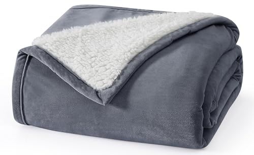 UGG Bliss Sherpa Reversible Throw Blanket - 177 x 127 cm - Imperial