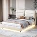 Notre-V Opklapbed – Vouwbed – Logeerbed – Plooibed – Opbergbed – 140x200 cm – Velours Hoofdbord Met Gasveren Opbergruimte – Stevig Metaal Frame